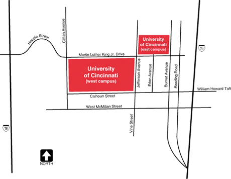Map directions of UC Chemistry